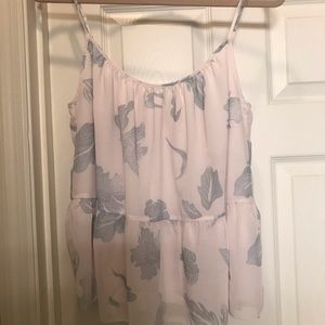 Aritzia tiered print Camisole size L